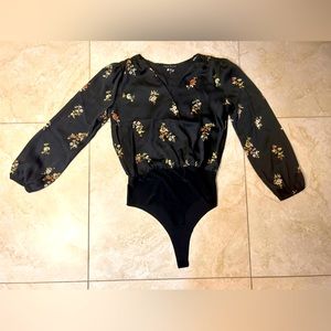 Black bodysuit- Size M- haute monde